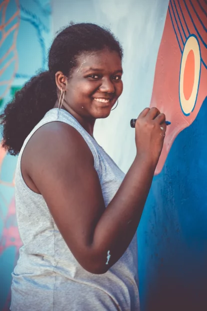 Aurélie-Argyre-Sainte-Marie Milmurs production, Street-art, Martinique, Montréal