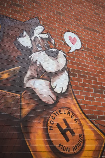 Ben Caillous - Le vieil homme et l'enfant Milmurs production, Street-art, Martinique, Montréal