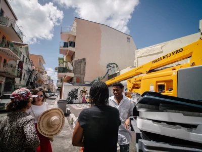 Milmurs production, Street-art, Martinique, Montréal, Danaé Brissonnet - festival fort de france 2019