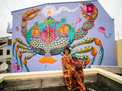 Milmurs production, Street-art, Martinique, Montréal, Danaé Brissonnet - festival fort de france 2019