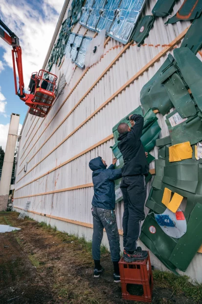 Conviés par Nadau Architecture, Milmurs a eu le privilège de produire la première édition du festival international d'art mural de la ville de Bègles.