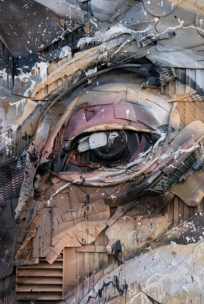 Conviés par Nadau Architecture, Milmurs a eu le privilège de produire la première édition du festival international d'art mural de la ville de Bègles.