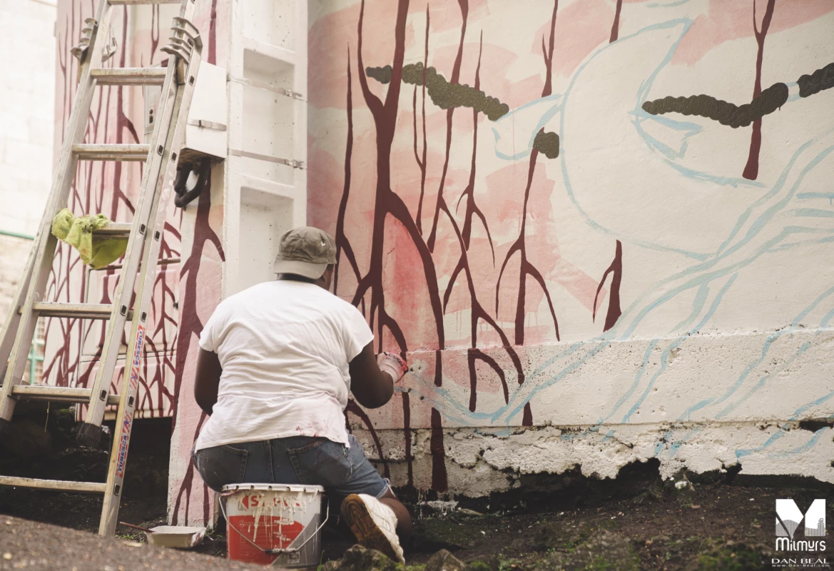 Milmurs production, Street-art, Martinique, Montréal, Gwladys Gambie | Festival fort de france 2020