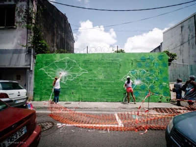 Milmurs production, Street-art, Martinique, Montréal, Helene Raffestin -festival fort de france 2019