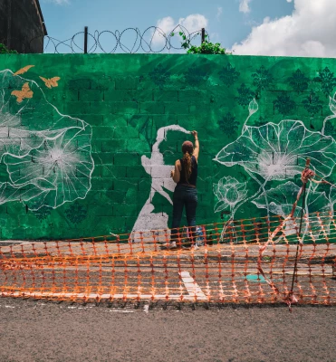 Milmurs production, Street-art, Martinique, Montréal, Helene Raffestin -festival fort de france 2019