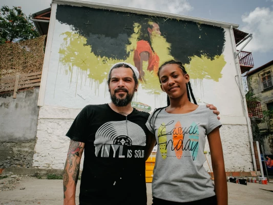 Milmurs production, Street-art, Martinique, Montréal, John Wentz - festival Fort de France 2019