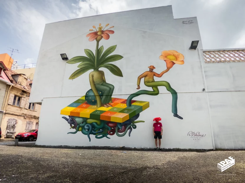 La première édition du Festival Milmurs à Fort-de-France a transformé le centre ville et le quartier des Terres Sainville, en un véritable musée à ciel ouvert.