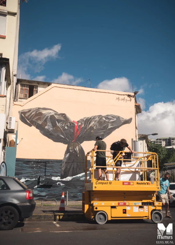 Milmurs production, Street-art, Martinique, Montréal, Murmure festival fort de france 2020