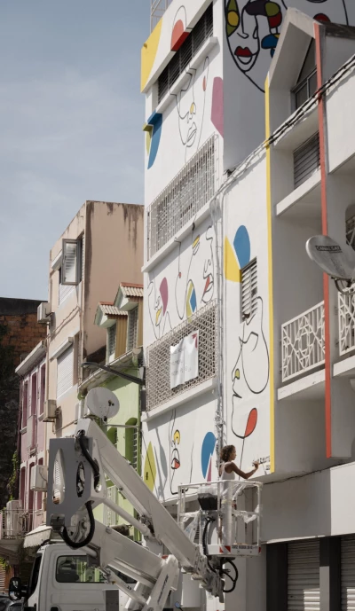 Milmurs production, Street-art, Martinique, Montréal, Roxanne Shade - Matinik Pli Bel 2023